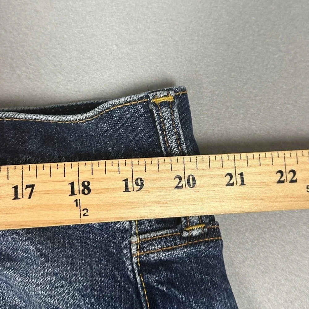 American Eagle Flex Jeans Mens 40X32 Blue Relaxed Straight Distressed Stretch